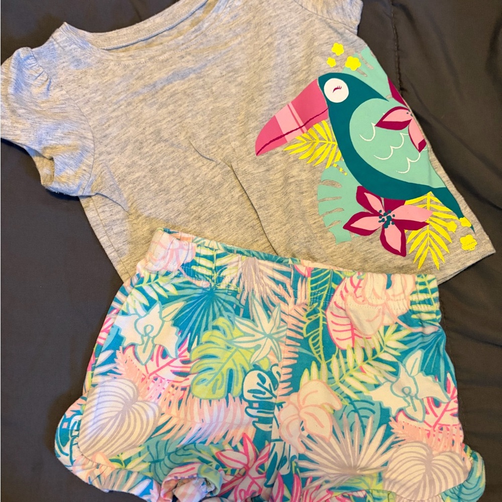 Jumping Beans Soft Gray Tee